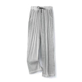 Loose Ice Silk Pants